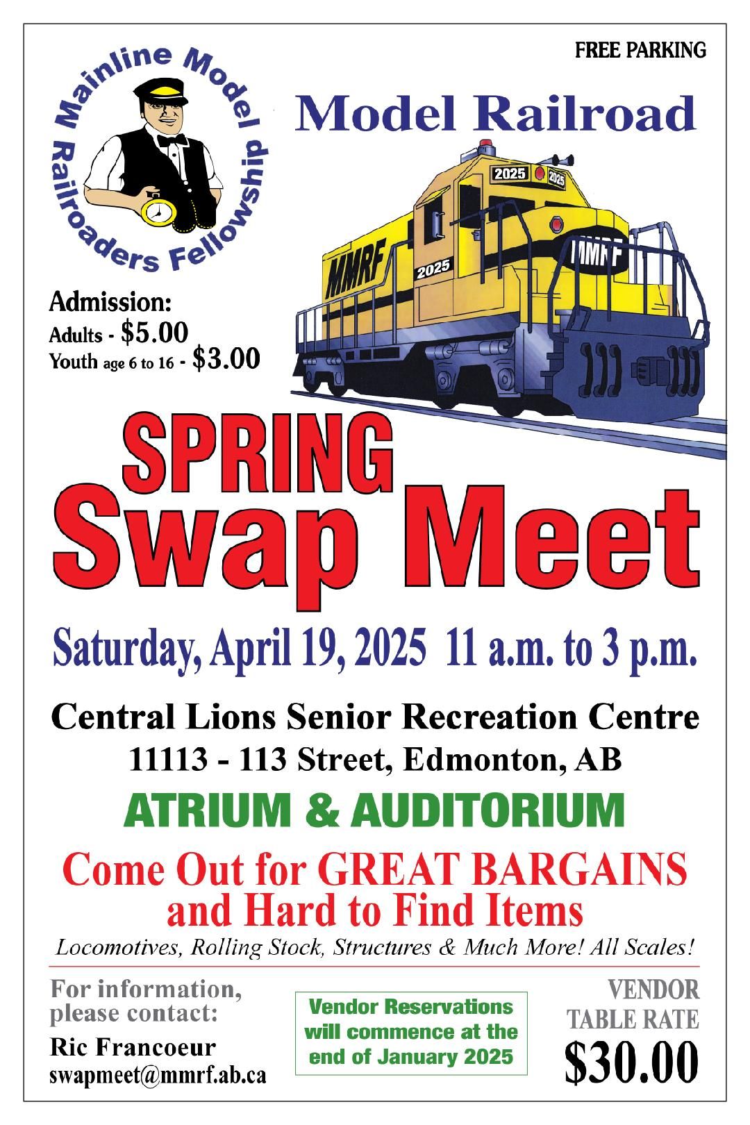 MMRF 2025 Spring Swap Meet