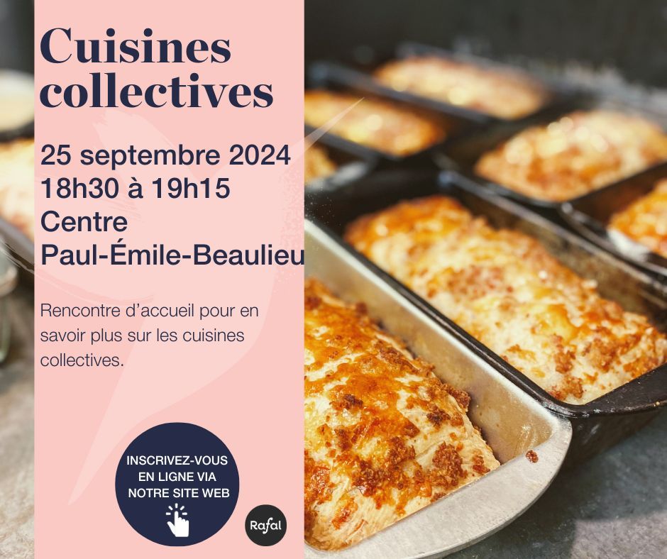 Rencontre d'informations Cuisines collectives