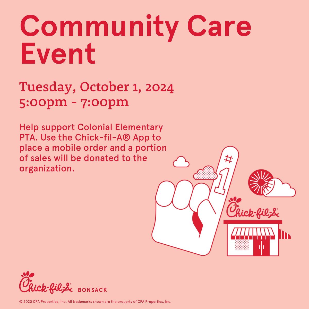 Dine to Donate at Chick-Fil-A (Mobile Order)