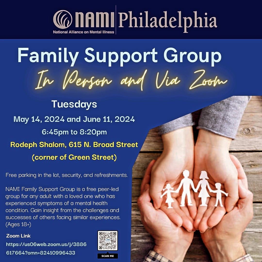 NAMI Family Support Group | In Person & Via Zoom