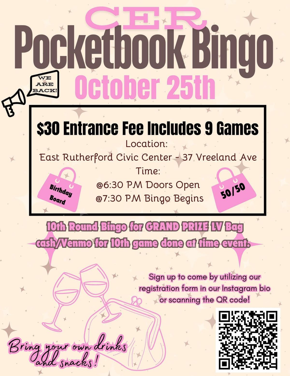 CER Pocketbook Bingo!