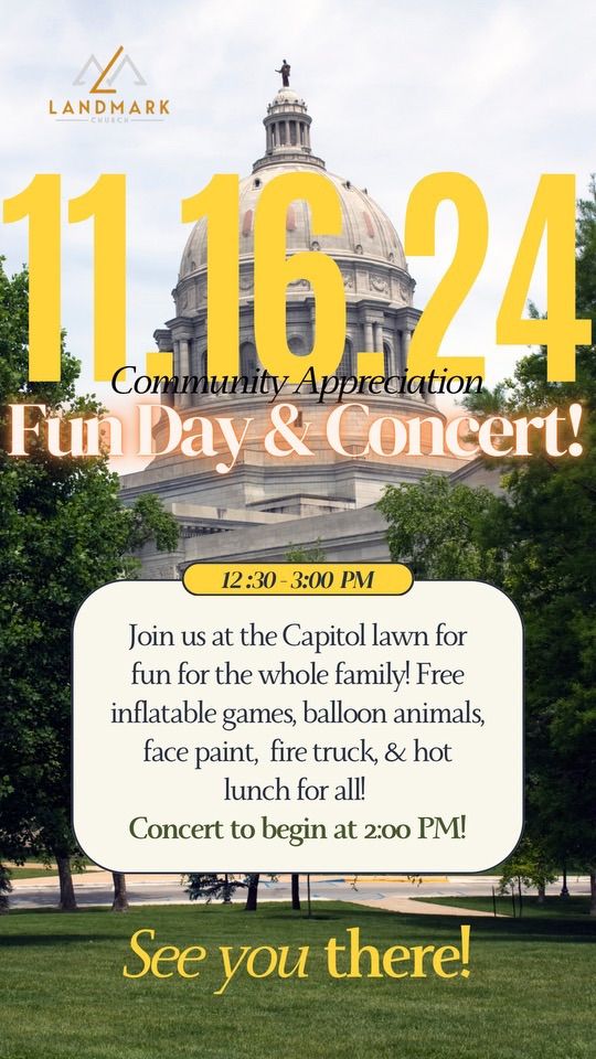 Community Appreciation Fun Day & CONCERT