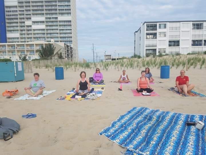 Ocean City Beach Yoga Sunday at 101st Street 