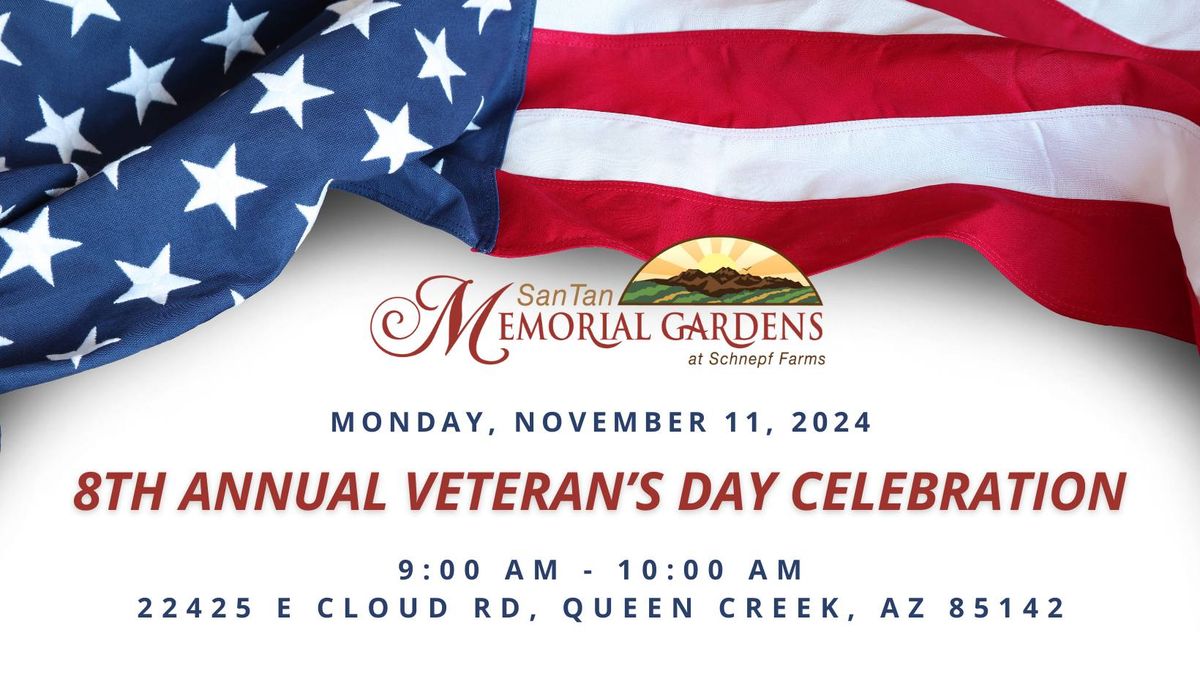 8th Annual Veteran's Day Celebration