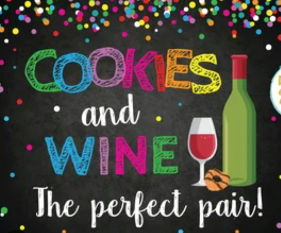 LNO cookies and wine