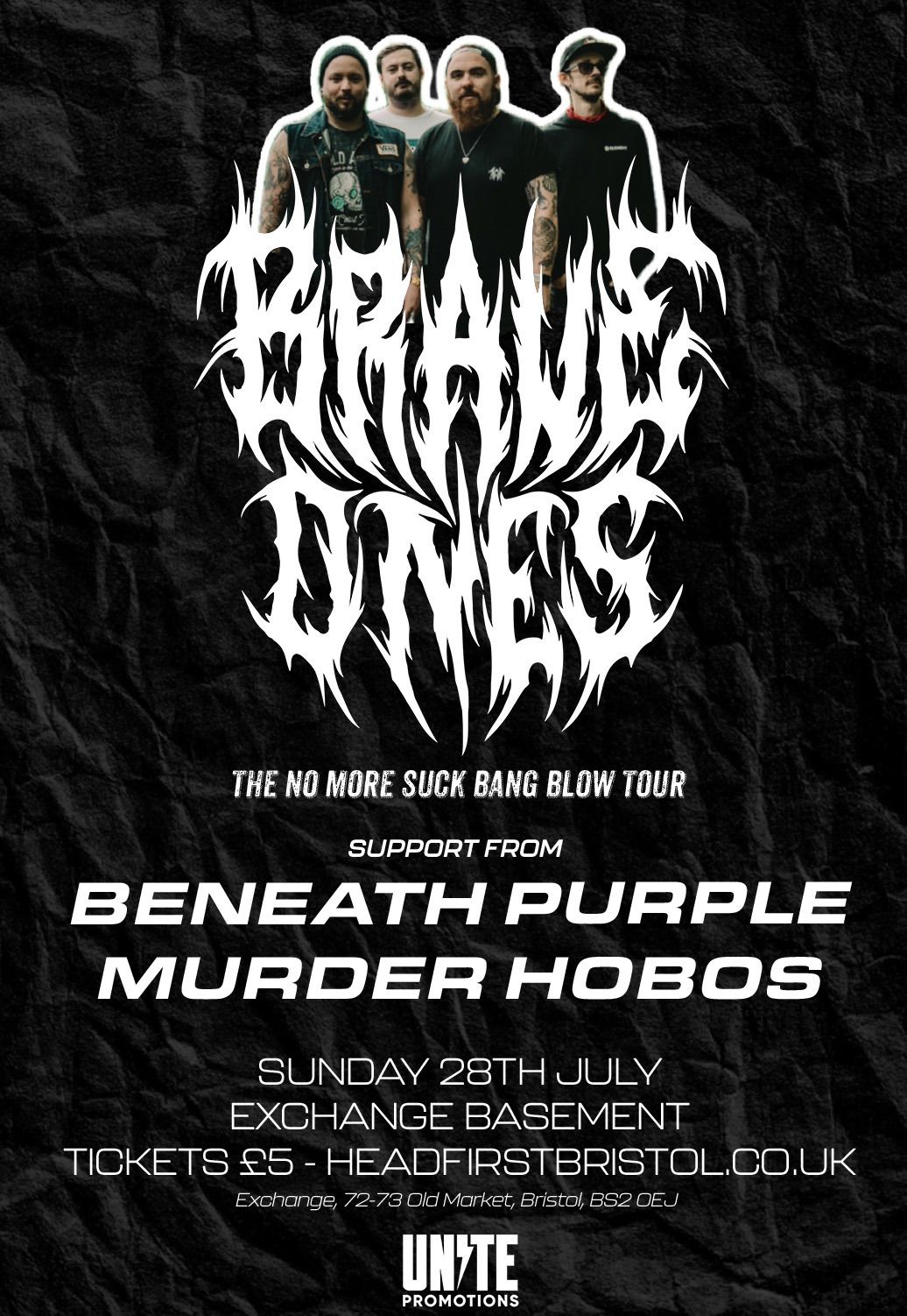 BRAVE ONES Plus Guests BENEATH PURPLE & MURDERHOBOS