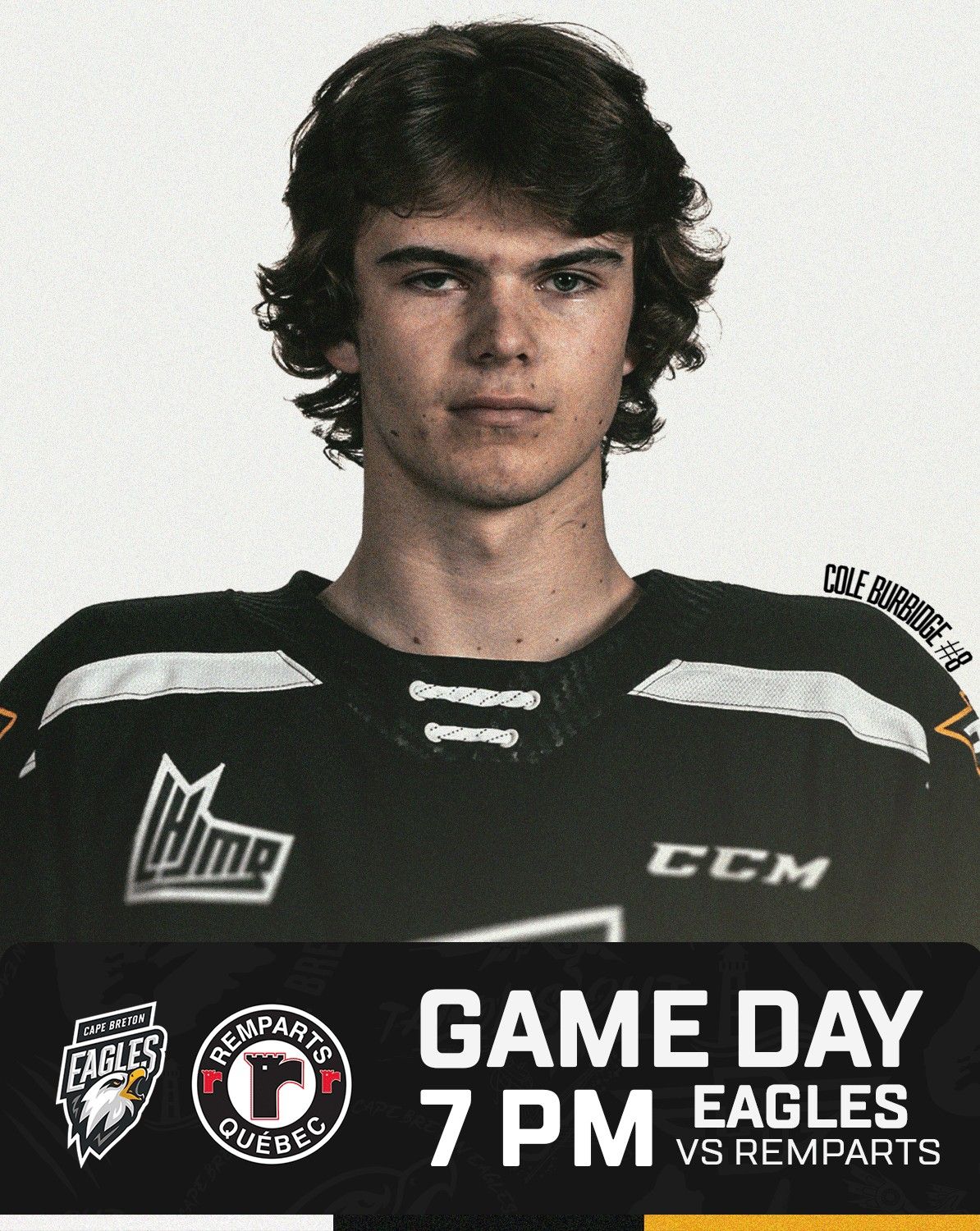 Quebec Remparts at Cape Breton Eagles at Centre 200