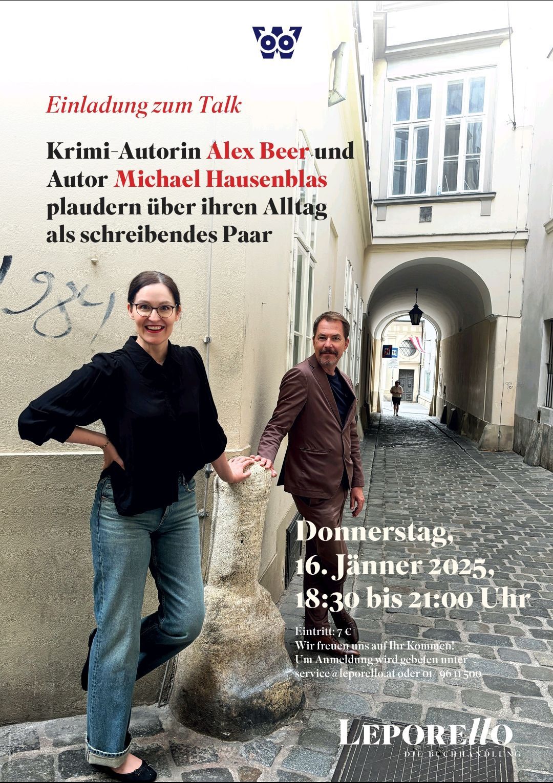 Autorensprechstunde mit Alex Beer und Michael Hausenblas