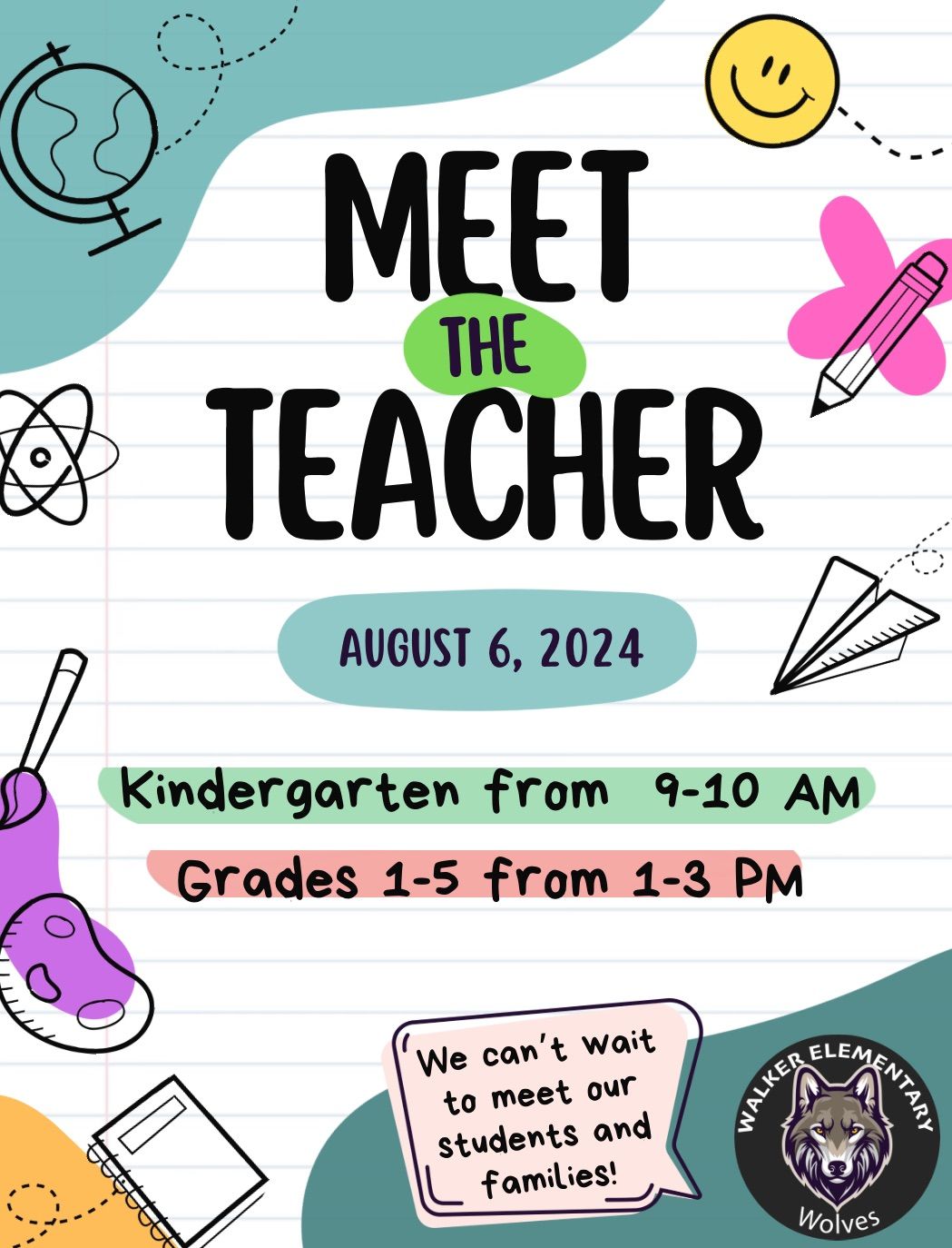 Meet the Teacher for Grades 1-5