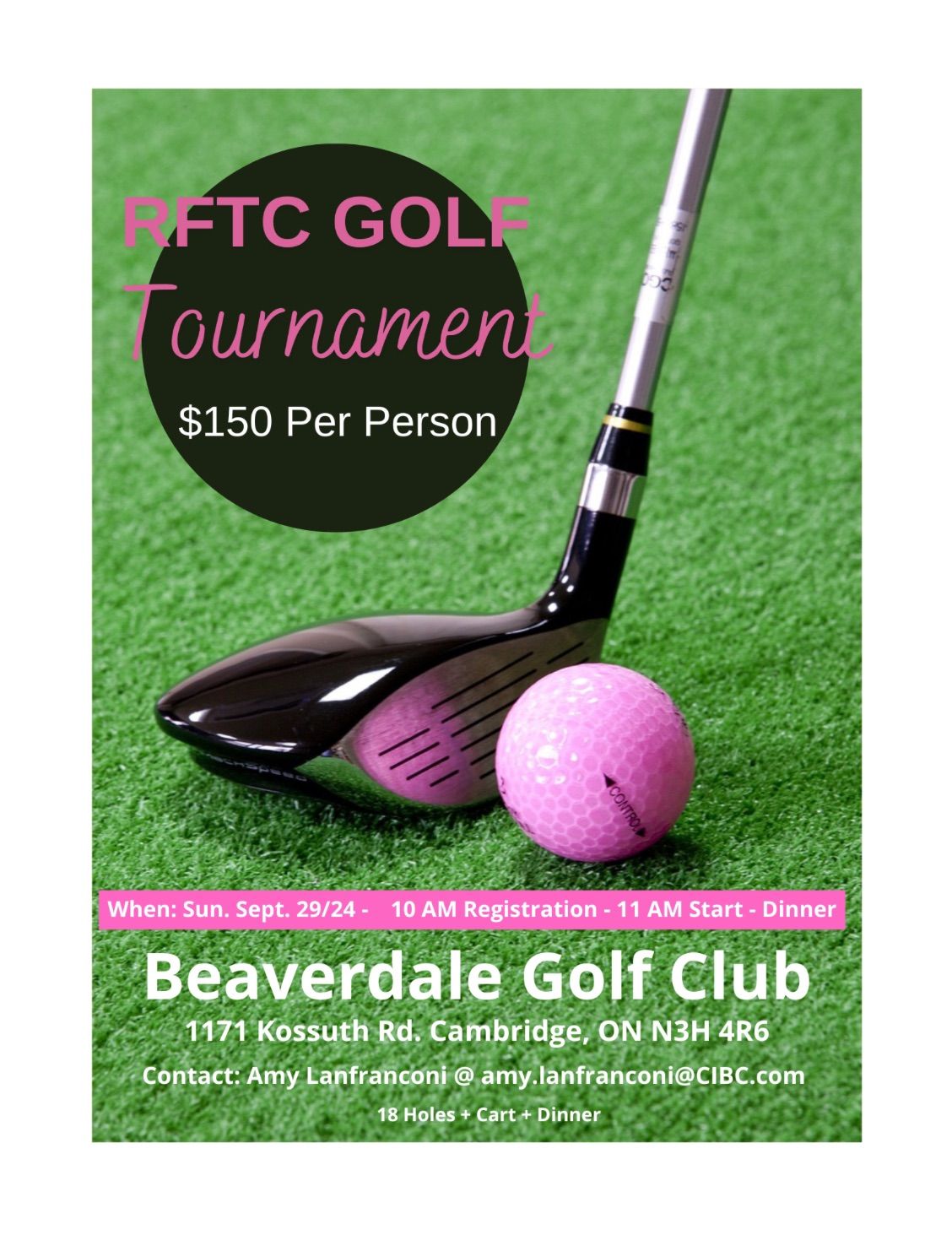 The RFTC Annual Golf Tournament