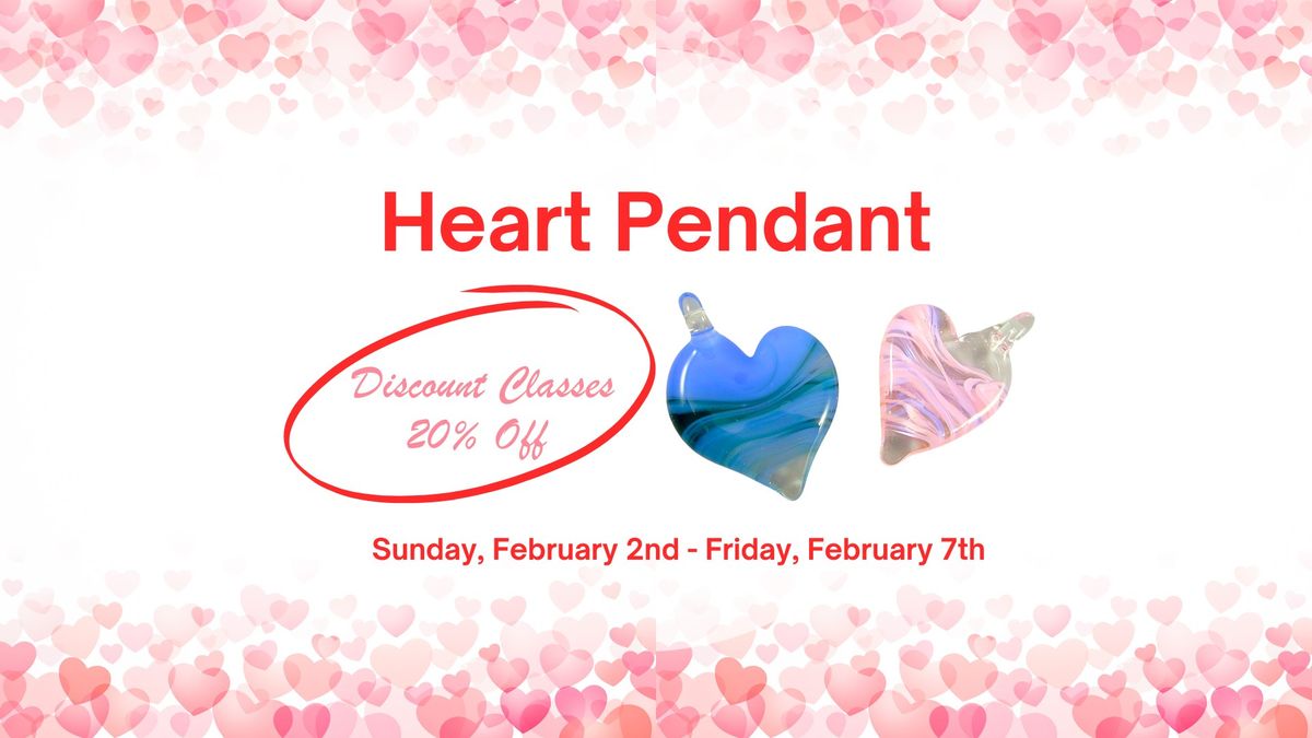 Heart Pendant Discount Classes 