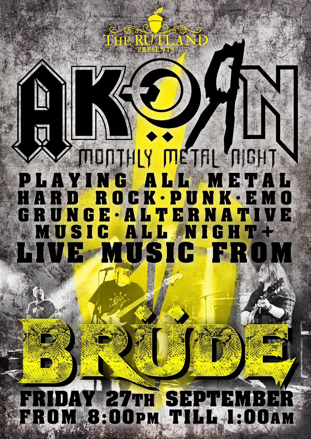 AKORN: MONTHLY METAL NIGHT 27\/09\/24