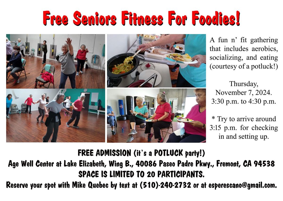 Free Seniors Fitness For Foodies