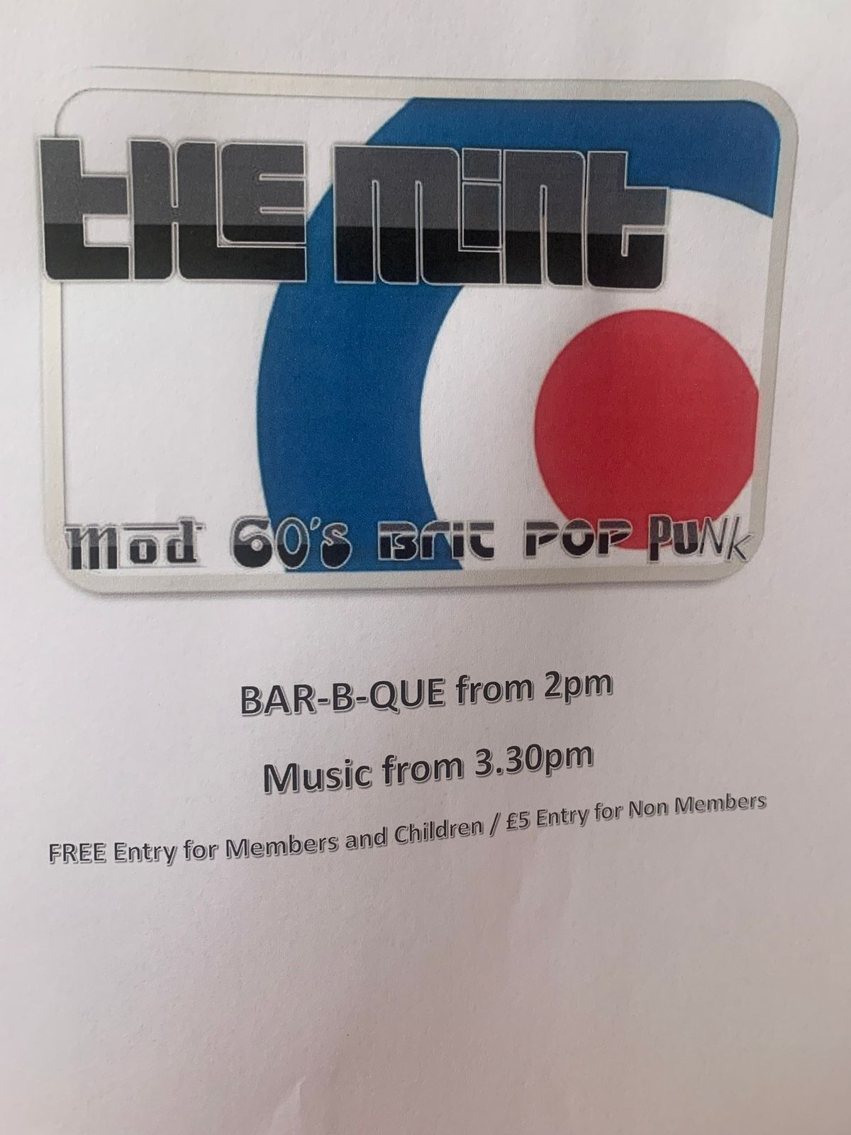 Bar-B-Q and Live music