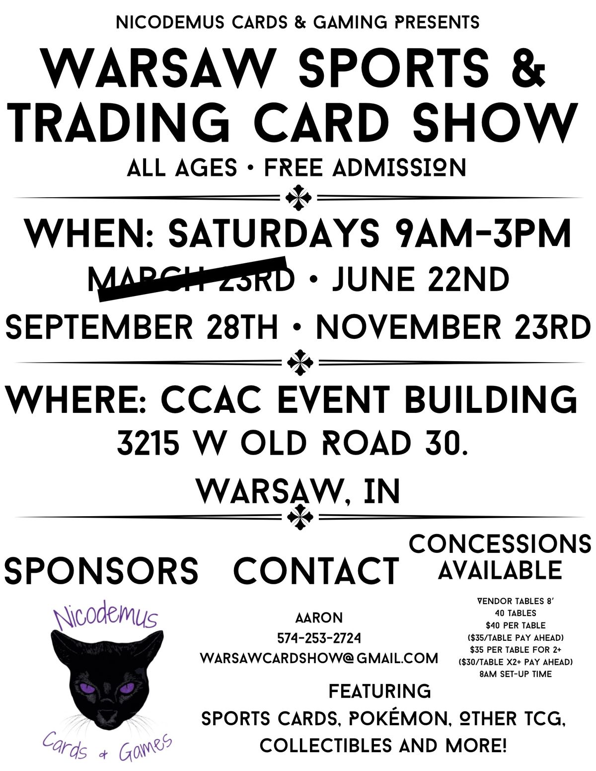June 22nd Sports & Trading Card Show!!
