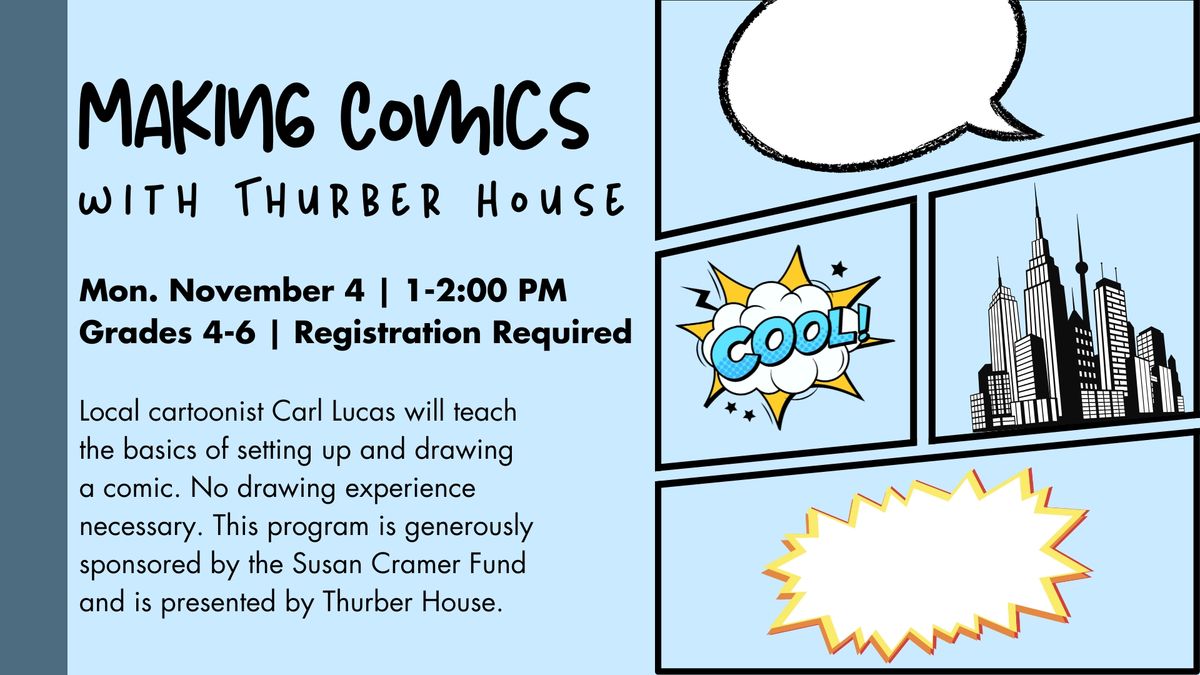 Making Comics with Thurber House