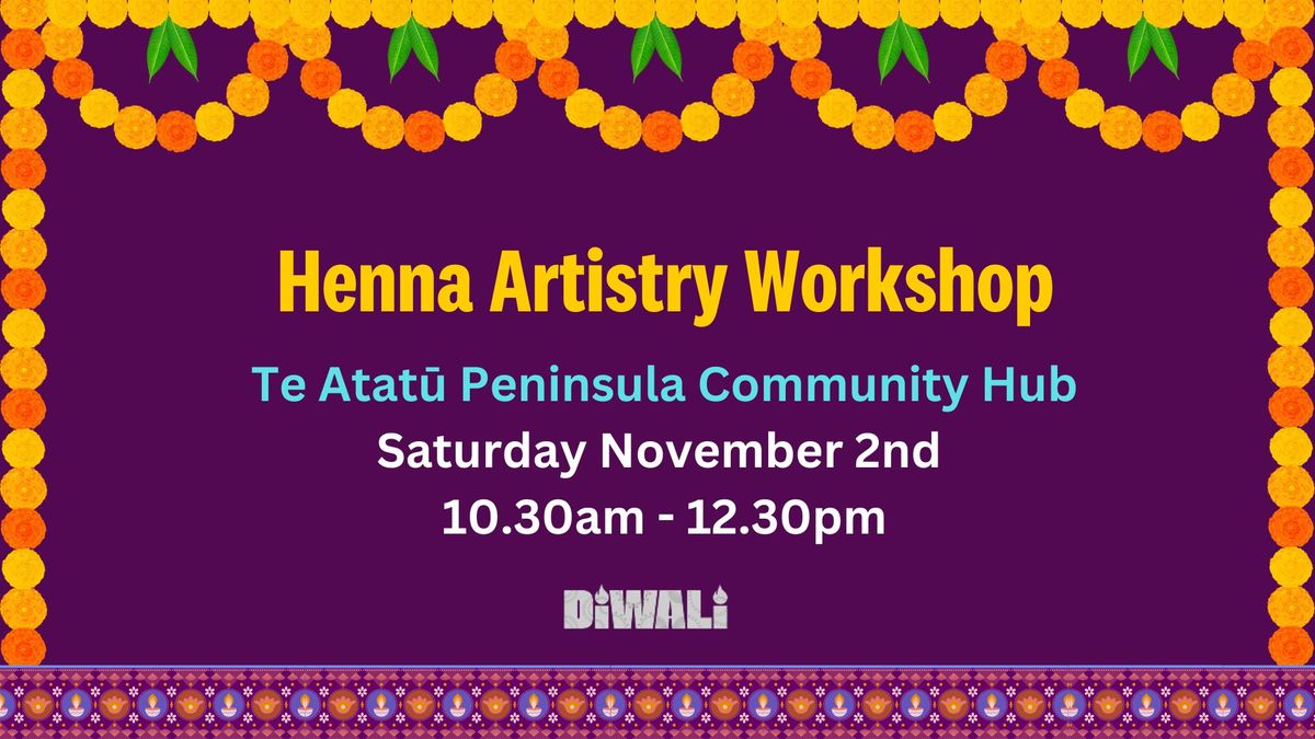 Henna Artistry Workshop