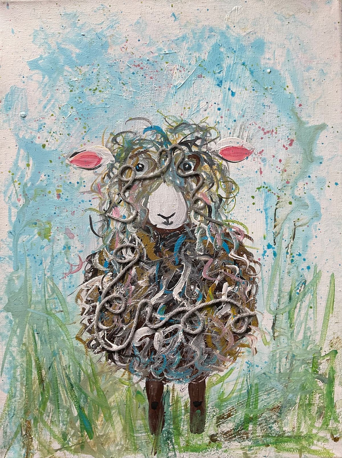 Painting workshop \u2018Woolly Sheep\u2019 @ The Twisted Knot, Doncaster