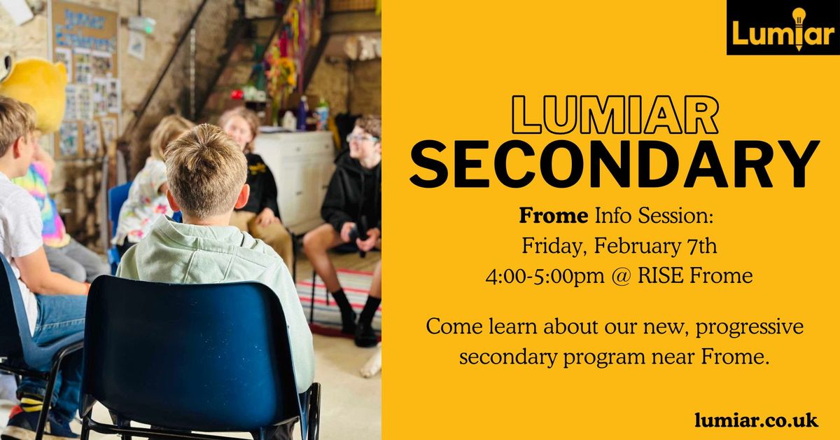 Info Session: Lumiar Secondary