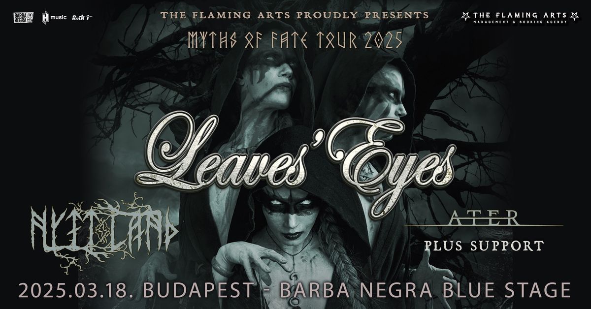 Leaves' Eyes - Myths Of Fate Tour 2025 I NYTT LAND I Barba Negra