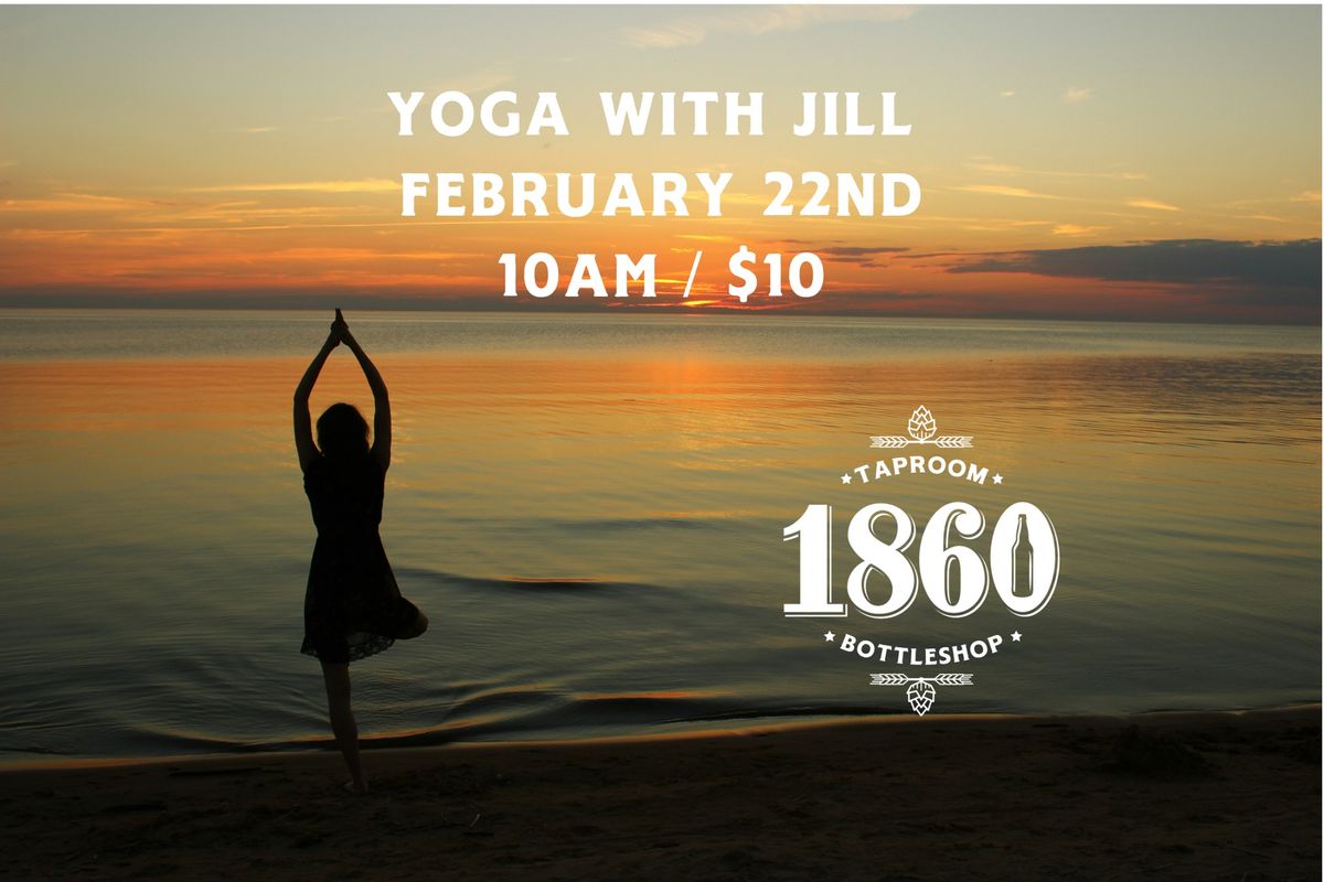 Yoga at 1860 Taproom with Jill