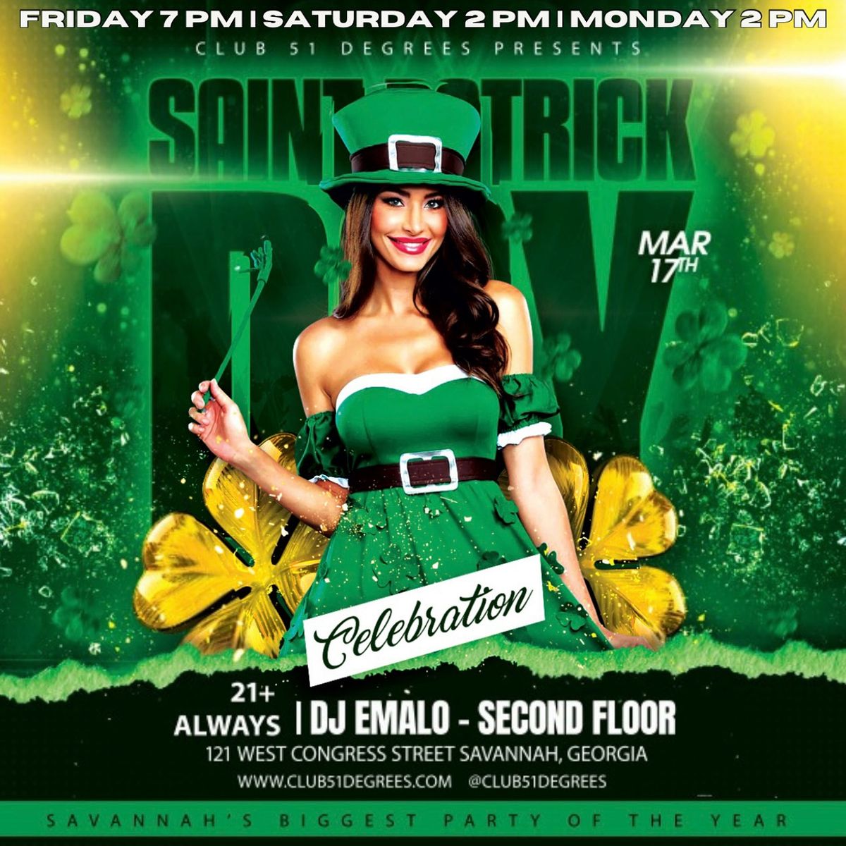 Savannah's LARGEST St. Patrick's Celebration