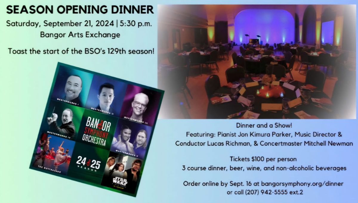 Season Opening Dinner