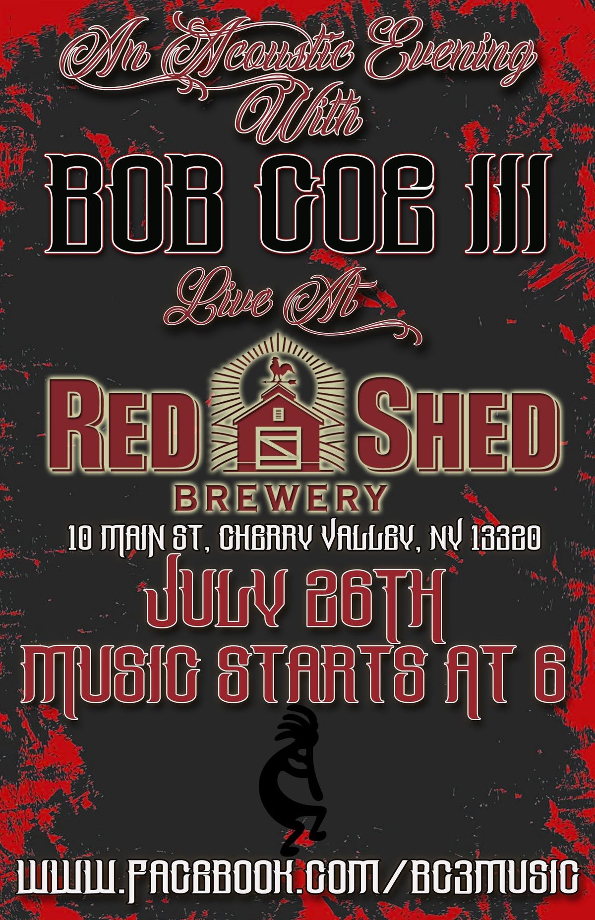 Bob Coe III: Live At Red Shed In Cherry Valley