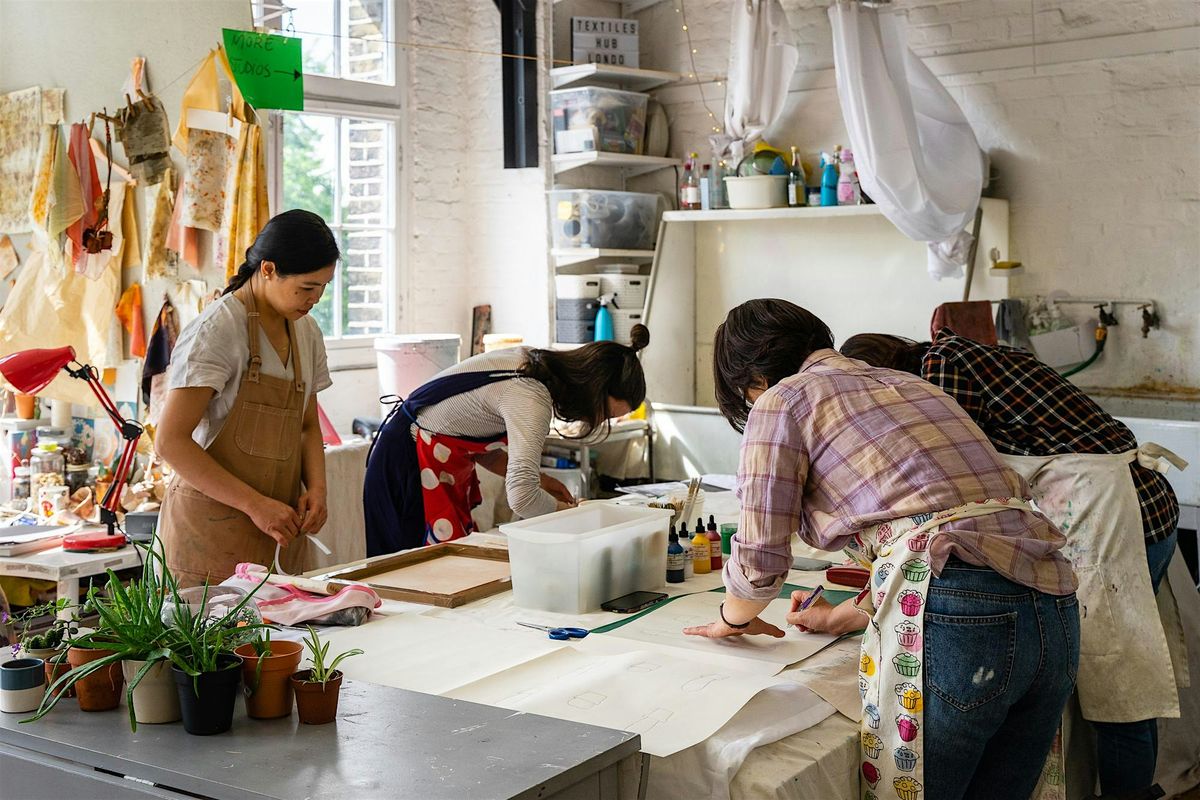 Screen printing on Christmas Stocking