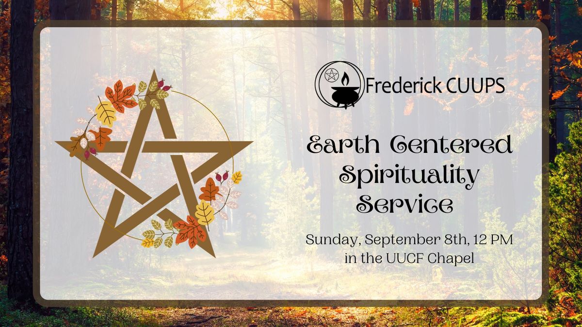 September Earth Centered Spirituality Service