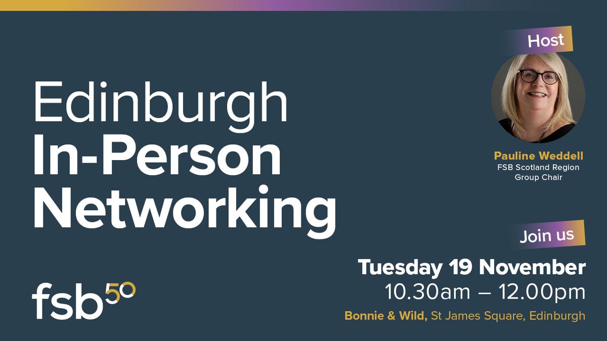 Edinburgh In-Person Networking