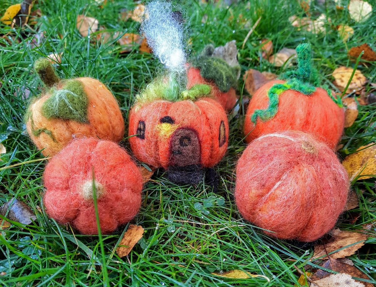 Pumpkin Needle Felt Workshop