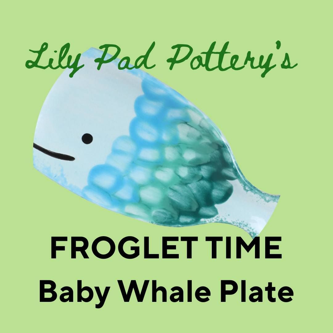 Froglet Time: Baby Whale Plate 