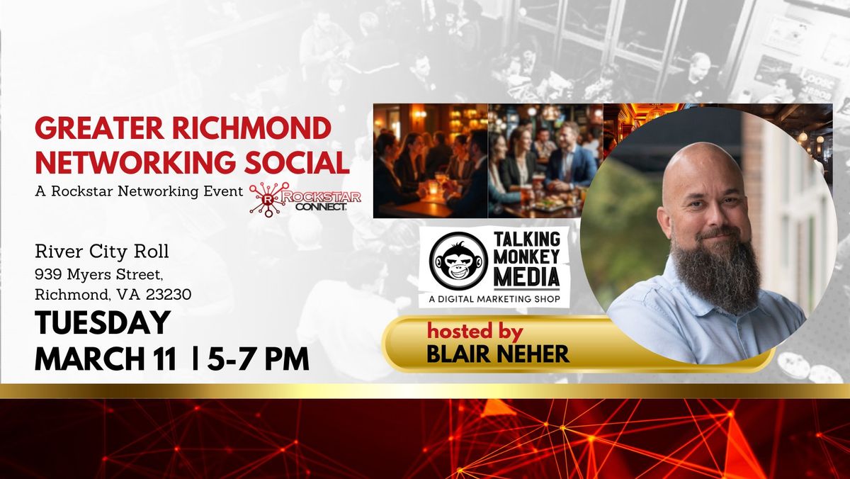 Greater Richmond Networking Social | (March) | Rockstar Connect