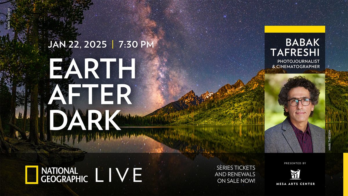 National Geographic Live: Earth After Dark