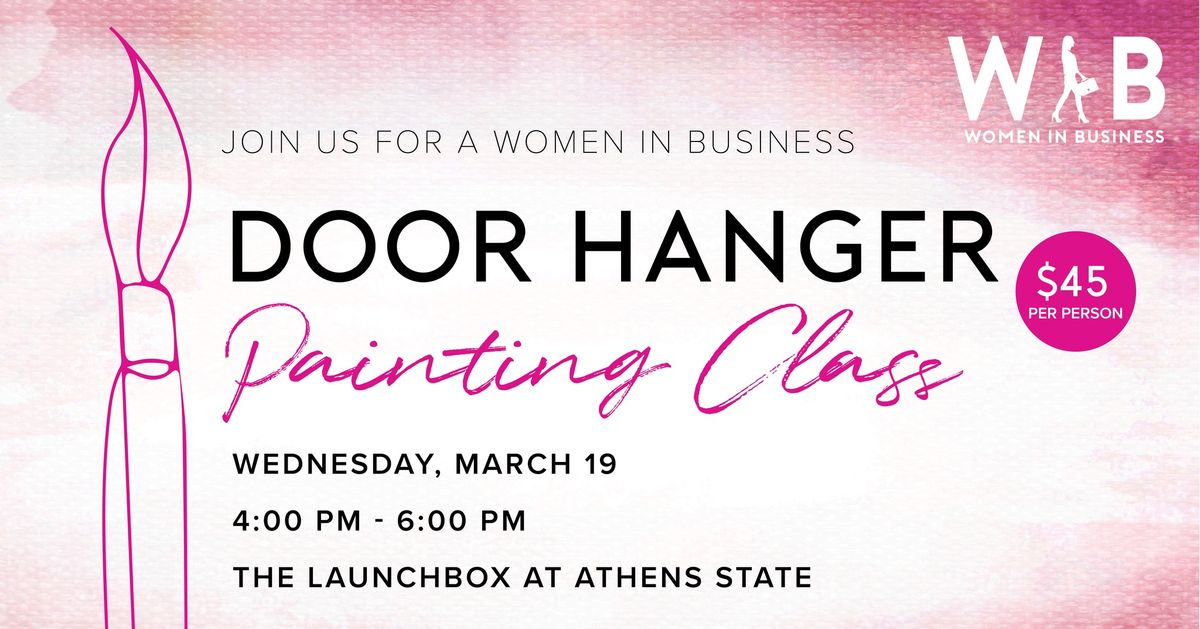 Women in Business: Door Hanger Painting Class