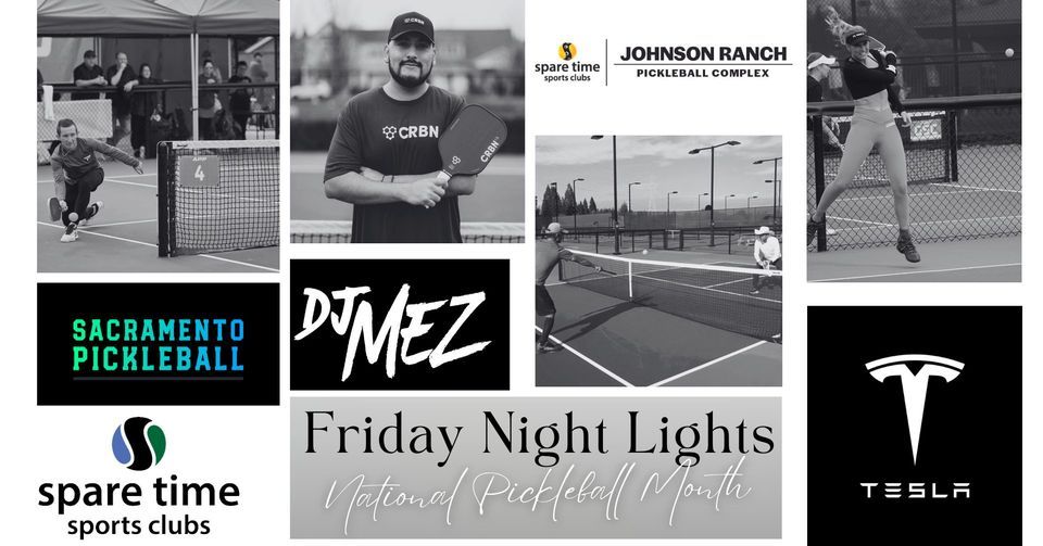 Friday Night Lights | FREE event | Challenge The Pros | Open Play all levels | Vendors & Paddle Demo