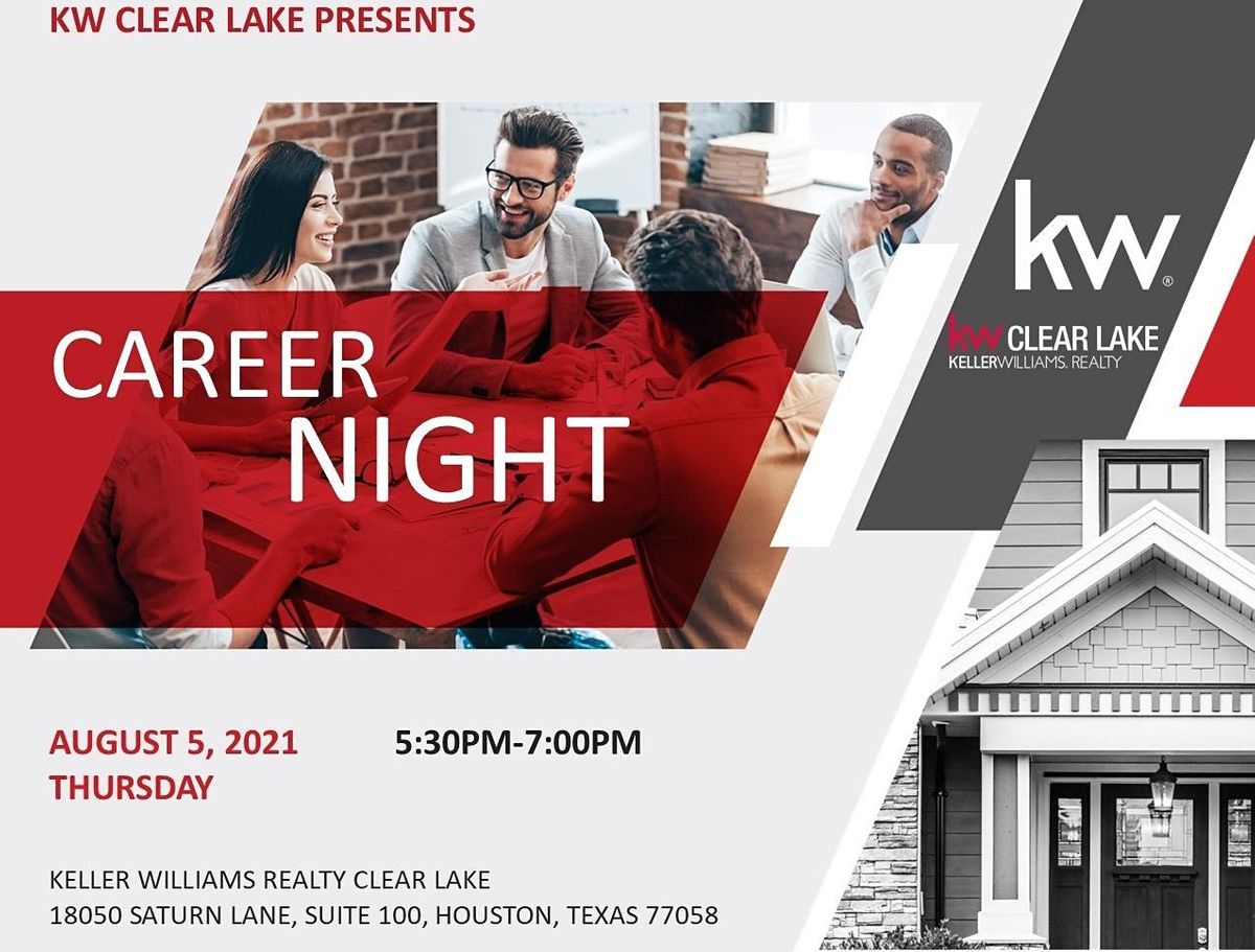 September 2021 Career Night at Keller Williams Clear Lake