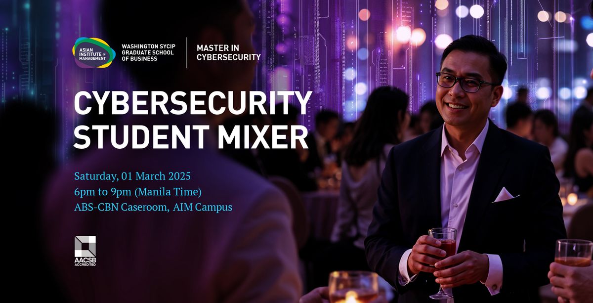 Master in Cybersecurity: Student Mixer