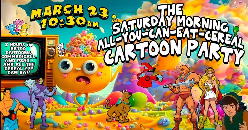 The Saturday Morning All-You-Can-Eat Cereal Cartoon Party at the Rio Theatre