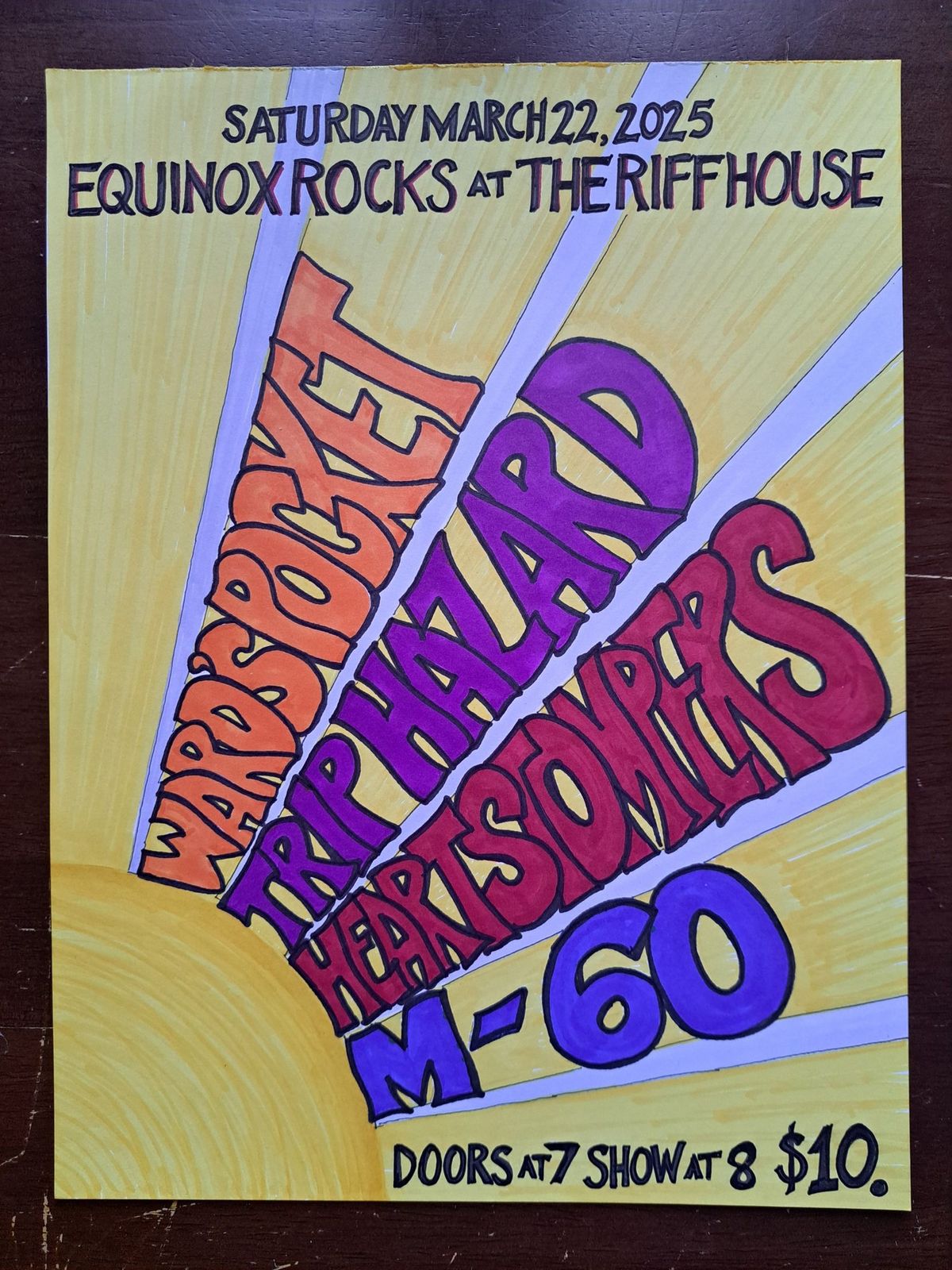 Equinox Rocks at The Riffhouse