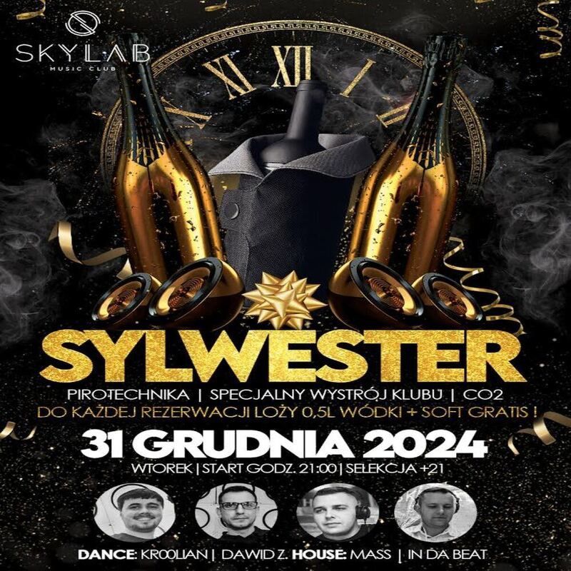 SYLWESTER 2024\/2025 SKYLAB MUSIC CLUB