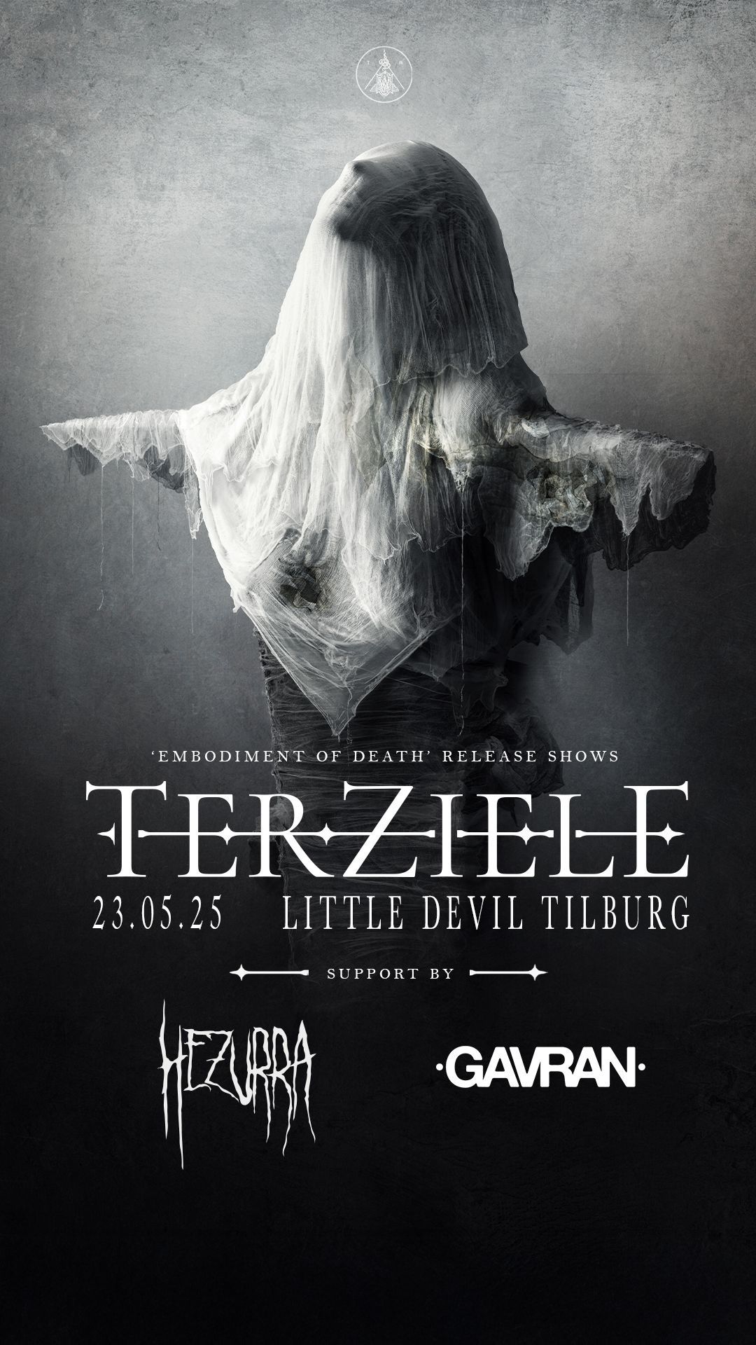 Ter Ziele "Embodiment Of Death" releaseshow + Gavran + Hezurra