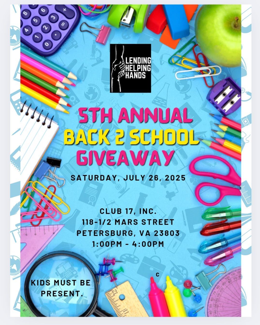 Hosting - 5th Annual Back to School Giveaway