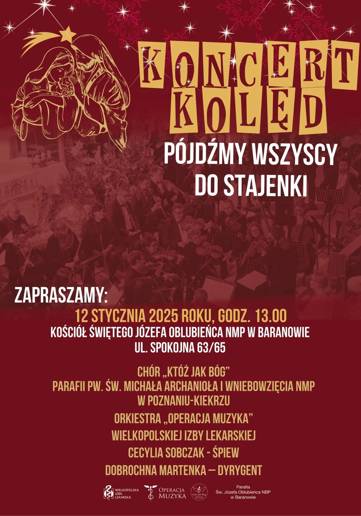 Koncert kol\u0119d \u201eP\u00f3jd\u017amy wszyscy do stajenki\u201d