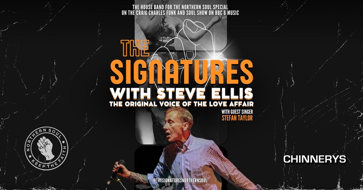 SOUTHEND-ON-SEA: The Signatures, Northern Soul Live with Steve Ellis and Stefan Taylor