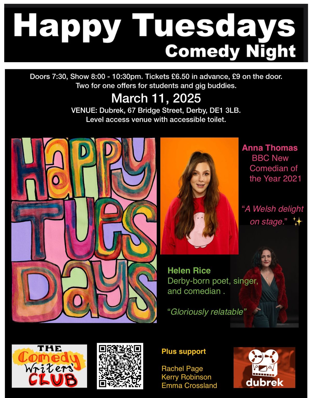 Happy Tuesdays Comedy Night 