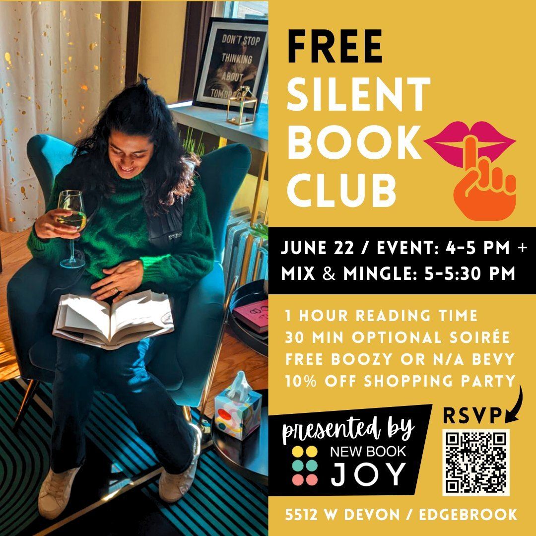 Silent Book Club Event for Grown-Ups: Free Experience