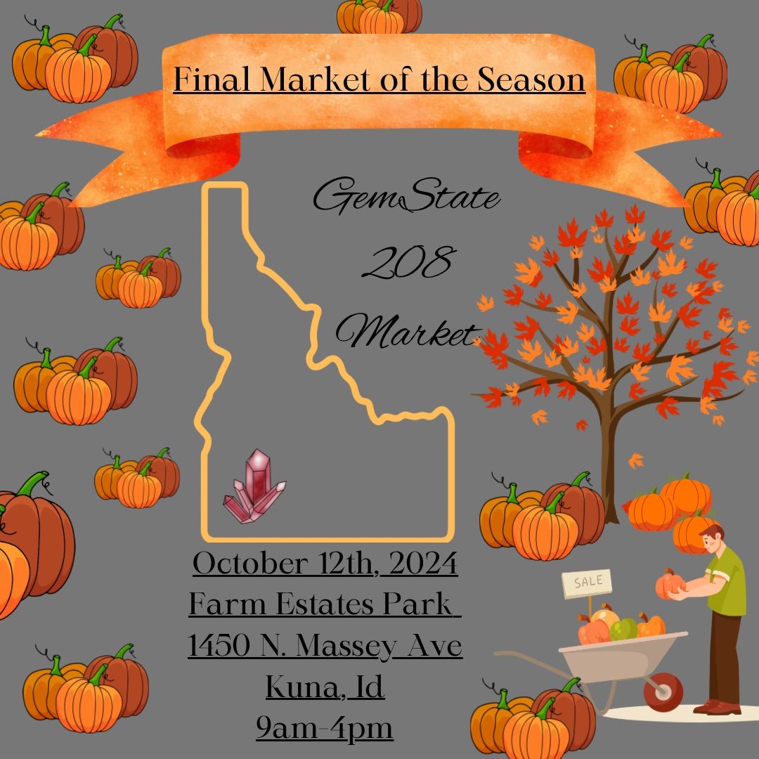 GemState 208 Market - Final Market in the 2024 Season!