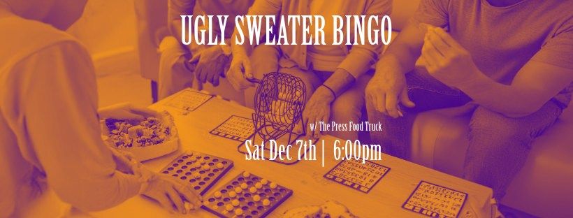 Ugly Sweater Bingo Night!